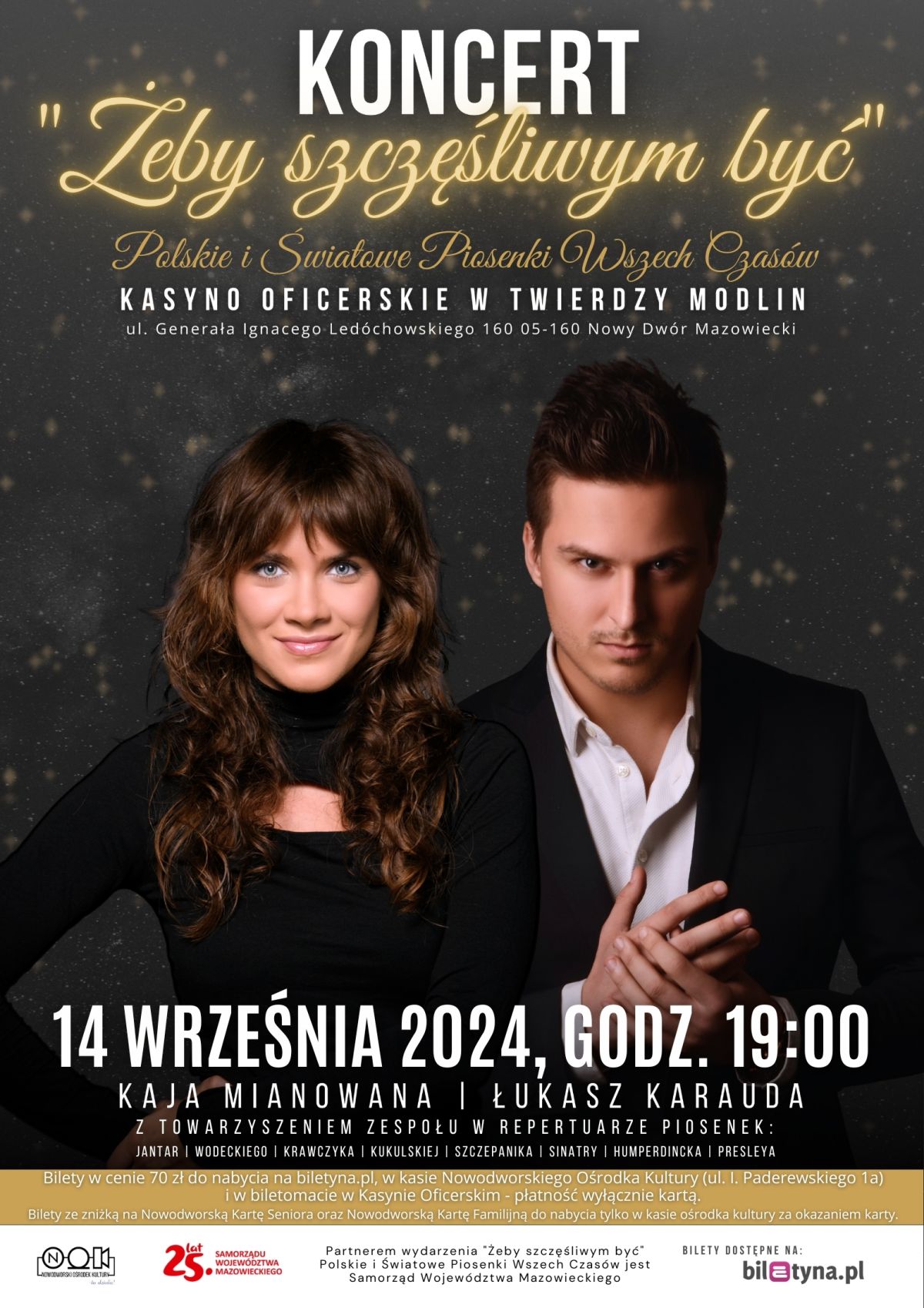 Żeby szczęśliwym być Plakat informacyjny