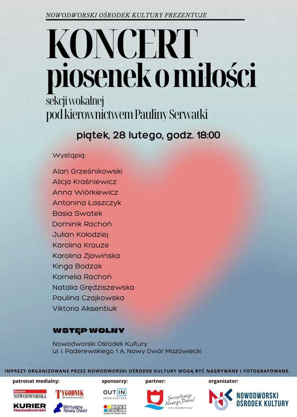 Rozmyte czerwone serce.