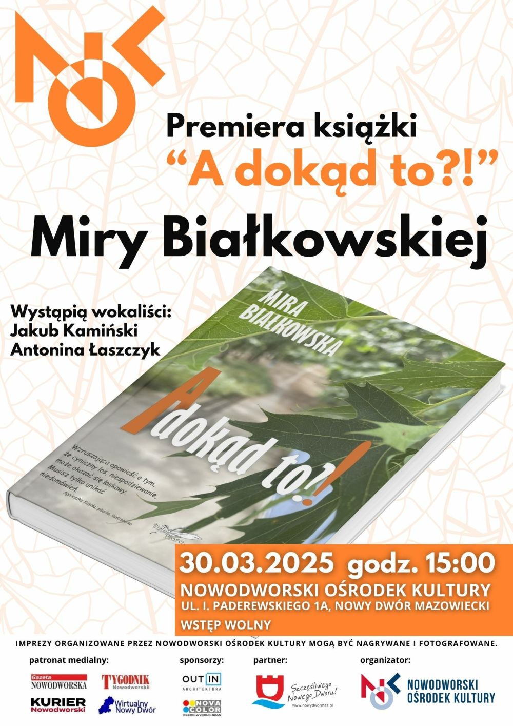 Książka Miry Białkowskiej „A dokąd to?!”.