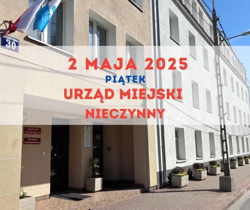 Budynek Urzędu Miejskiego w Nowym Dworze Mazowieckim.