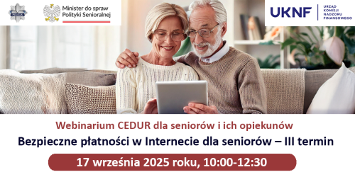 Kobieta i mężczyzna patrzą w tablet trzymany wspólnie w dłoniach.