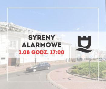 informacja graficzna treści, w tle rondo z budynkiem
