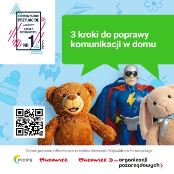 pluszaki i zabawki, na dole logotypy