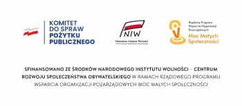 Logotypy NIW, komitet ds pożytku publicznego, rządowy program wsparcia organizacji pozarządowych