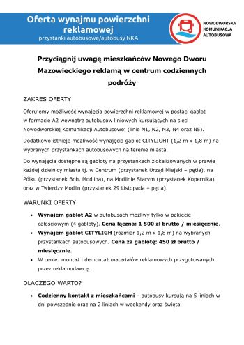 graficzna wersja informacji