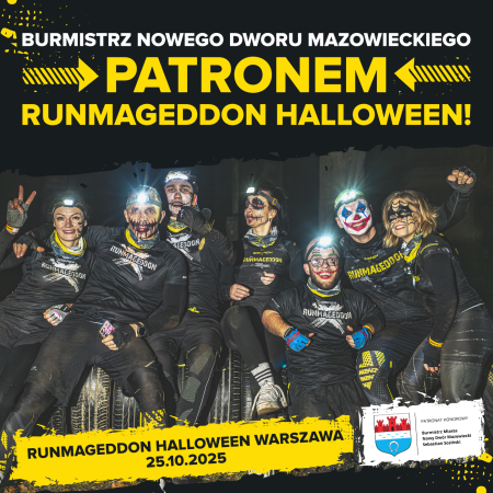 plakat promujący Runmageddon Halloween