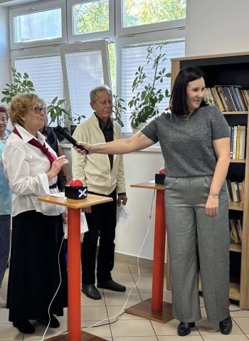 Seniorzy, występy, spotkanie z Burmistrzami i Przewodniczącą Rady Miejskiej