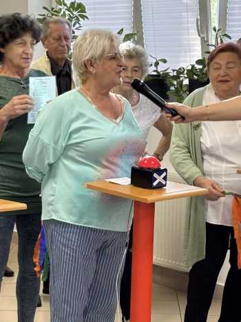 Seniorzy, występy, spotkanie z Burmistrzami i Przewodniczącą Rady Miejskiej