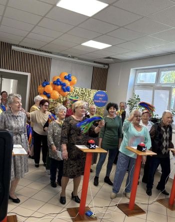 Seniorzy, występy, spotkanie z Burmistrzami i Przewodniczącą Rady Miejskiej