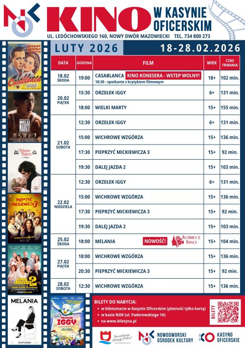 Repertuar kina na luty 2026, wersja graficzna.