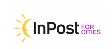 logotyp, napis Inpost for cities