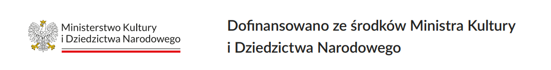 godło, informacja o otrzymaniu dofinansowania