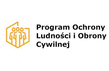 napis program ochrony ludności i obrona cywilna