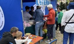 park miejski, atrakcje dla dzieci, namioty promocyjne, strefa gastro, występy na scenie