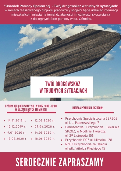 Ośrodek Pomocy Społecznej - Twój drogowskaz w trudnych sytuacjach