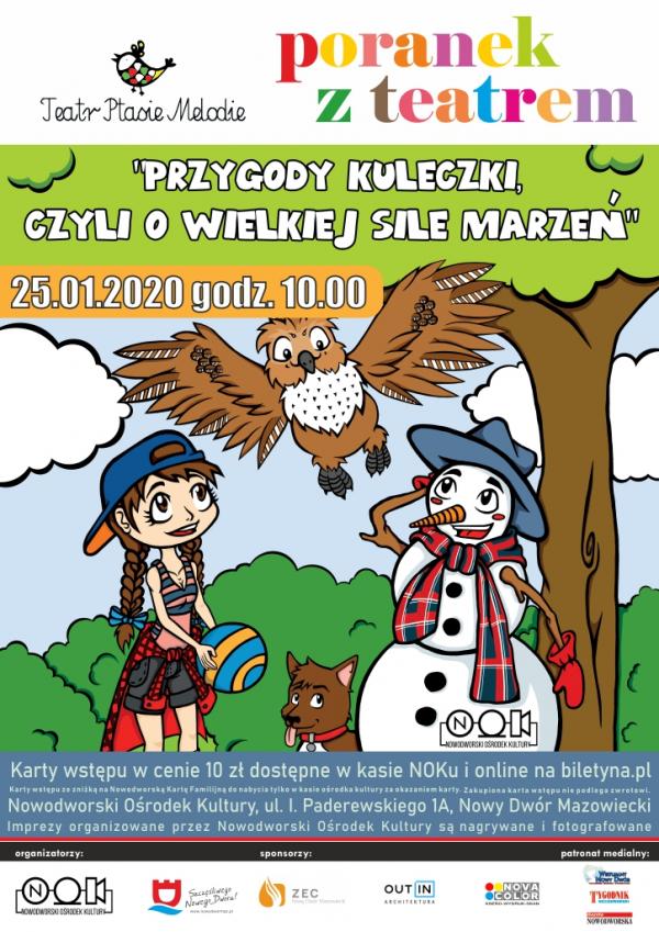 Poranek z teatrem - „Przygody Kuleczki, czyli o wielkiej sile marzeń”