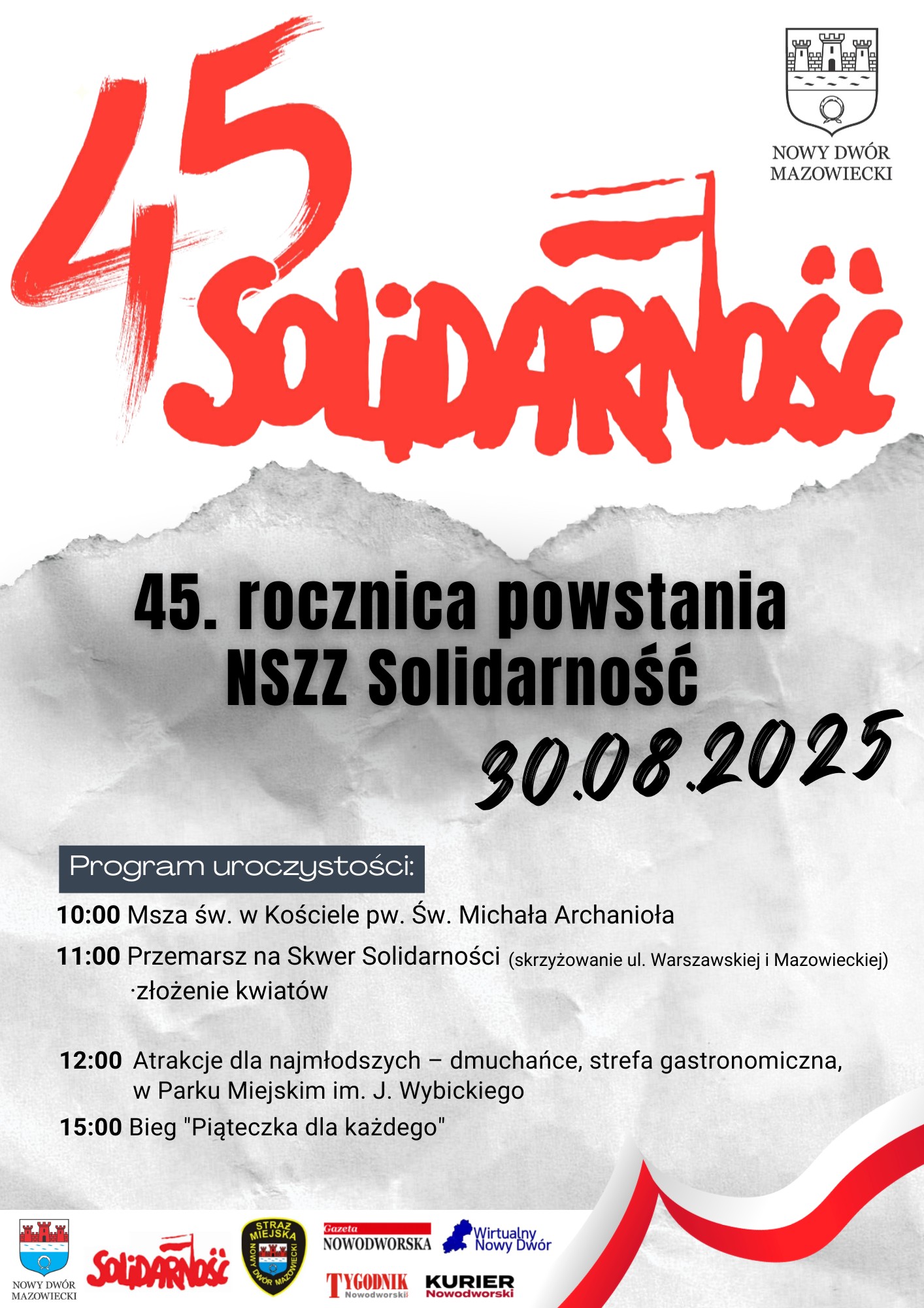 45.rocznica powstania NSZZ "Solidarność"