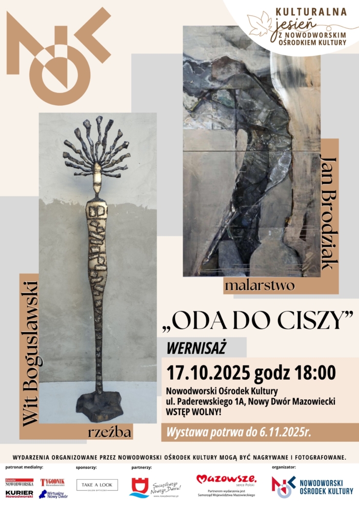 Wernisaż wystawy „ODA DO CISZY” – Jana Brodziaka i Wita Bogusławskiego