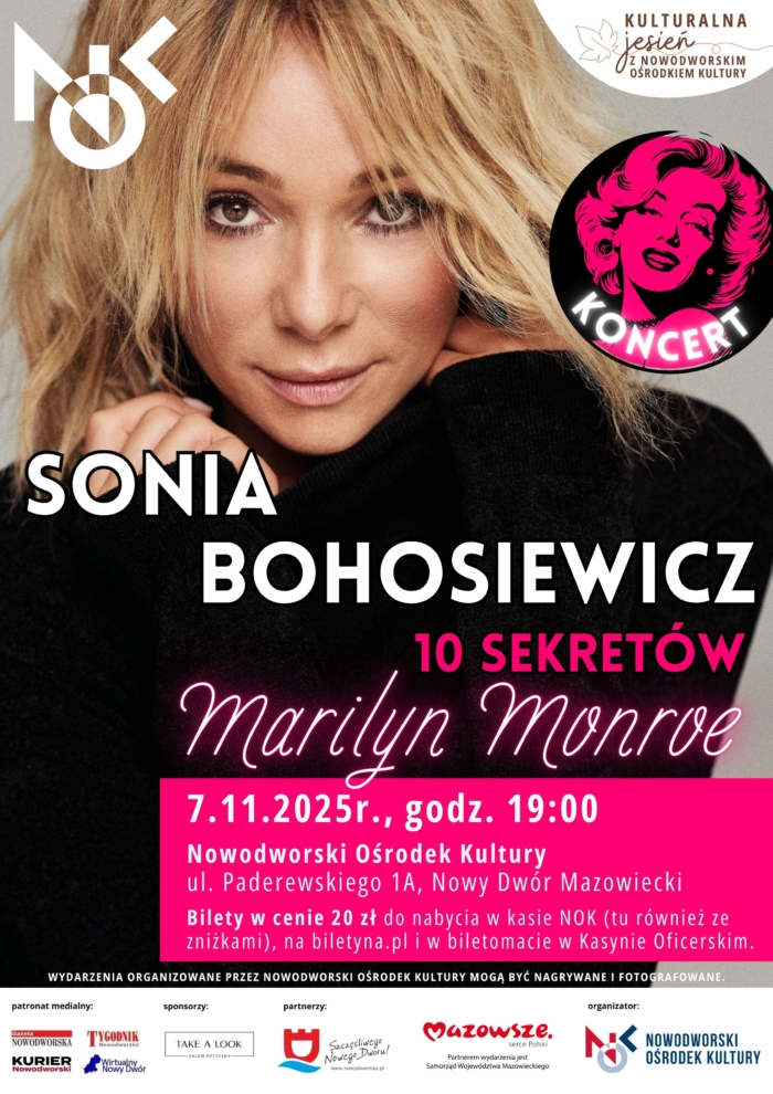 Koncert: Sonia Bohosiewicz – 10 sekretów Marilyn Monroe