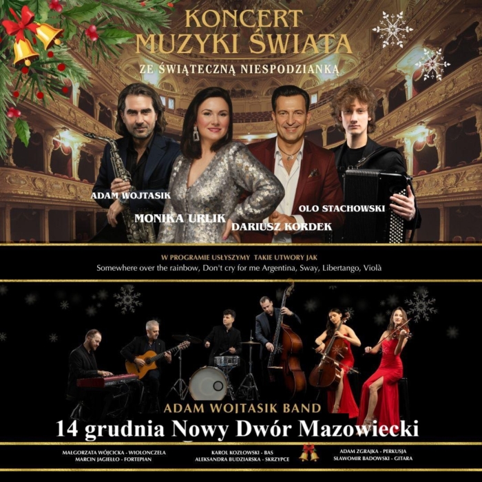 Ludzie z instrumentami.