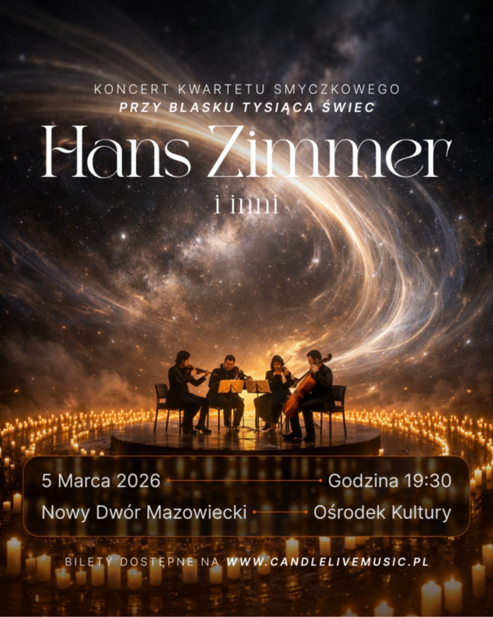 Koncert przy świecach: Muzyka filmowa – Hans Zimmer i inni