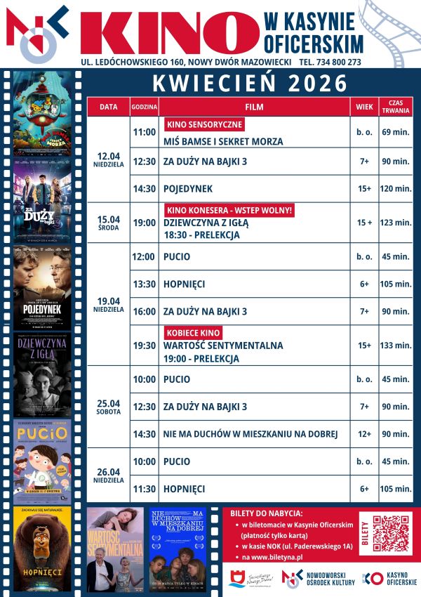 Kwiecień pełen filmowych emocji