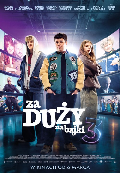 plakat promujący film Za duży na bajki 3