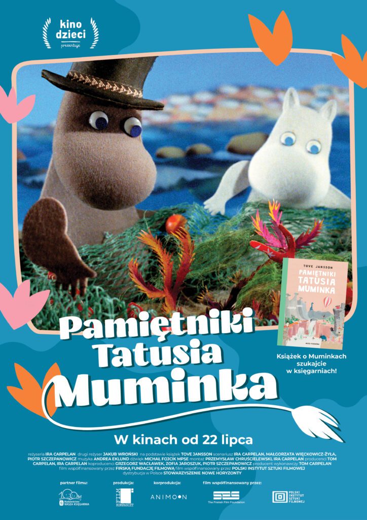 plakat promujący film Pamiętniki Tatusia Muminka