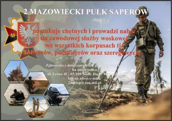 Rekrutacja do zawodowej służby wojskowej