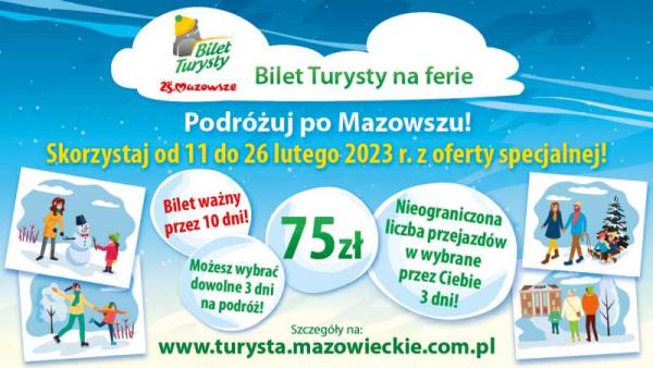 Grafika informacyjna Bilet Turysty.