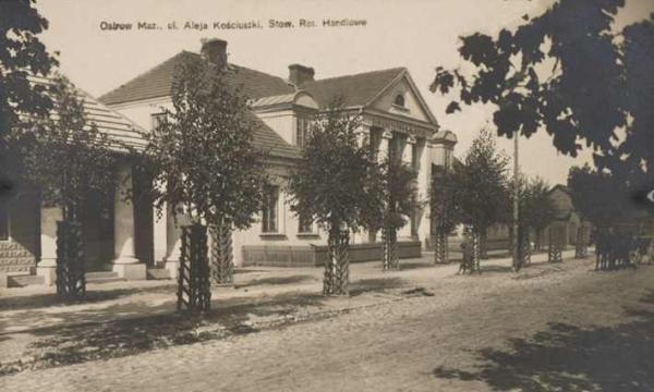 Aleja Kościuszki Ostrów Mazowiecka źródło Biblioteka Narodowa.