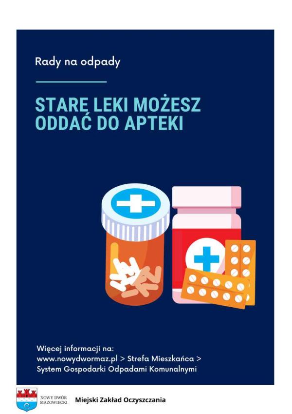 Pomarańczowa, plastikowa buteleczka z białą nakrętką i białym krzyżem na niebieskim kole z lekarstwami w środku. Biała, plastikowa buteleczka z czerwonym pasem, na którym jest niebieski krzyż na białym kole. Dwa pomarańczowe blistry z białymi proszkami.