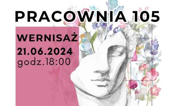 Wokół szkicu ludzkiej twarzy kolorowe kwiaty.