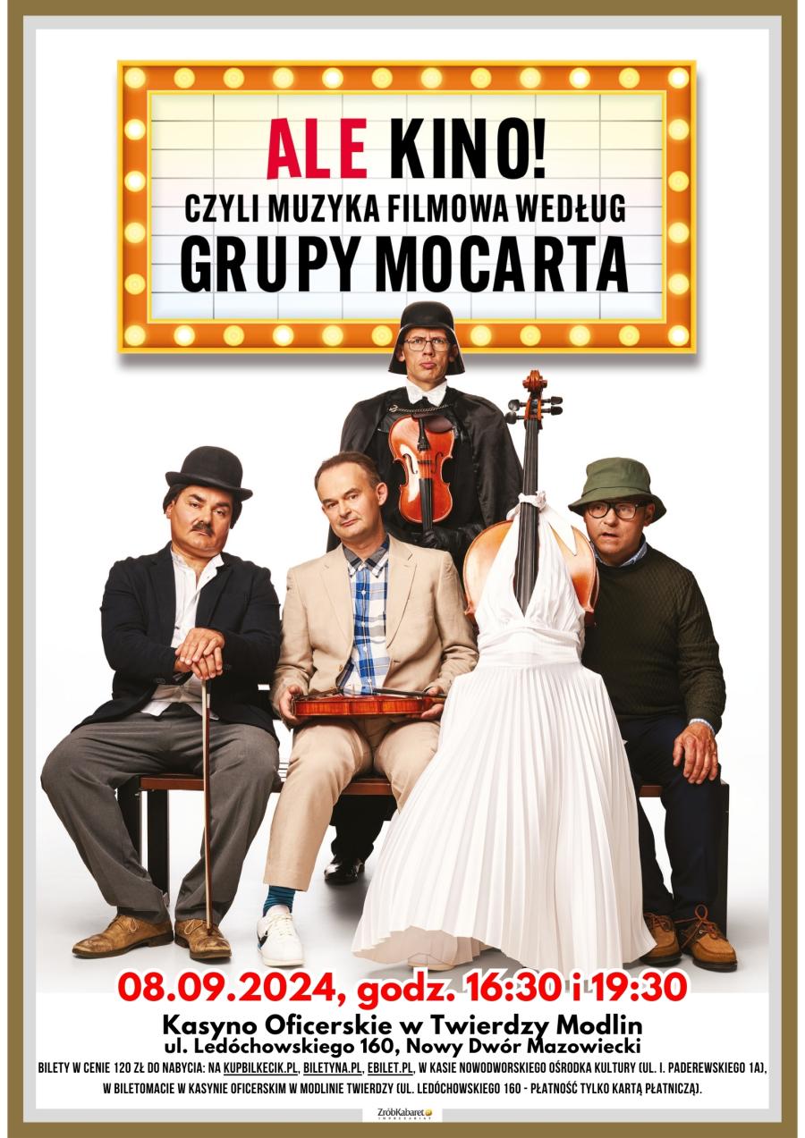 Grupa MoCarta – ALE KINO! czyli muzyka filmowa wg Grupy MoCarta w Kasynie Oficerskim!
