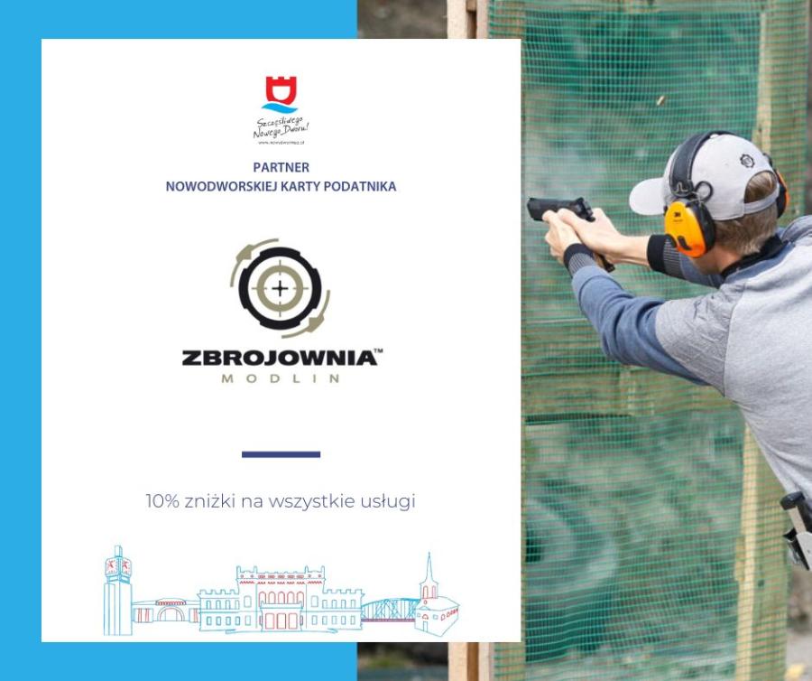 Do grona partnerów Nowodworskiej Karty Podatnika dołącza Zbrojownia Modlin.