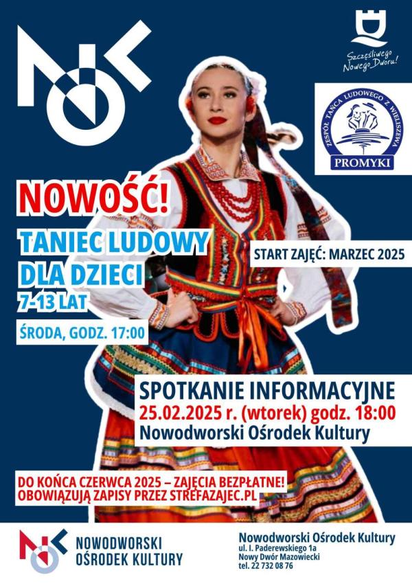 Kobieta w stroju ludowym.