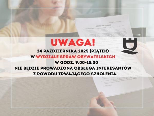 Szkolenie w Wydziale Obywatelskim