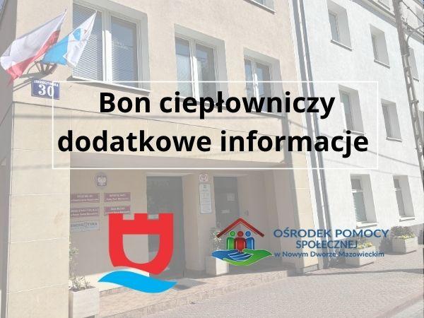 Dodatkowe informacje dotyczące bonu ciepłowniczego