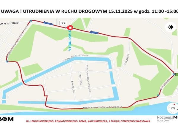 Utrudnienia w ruchu drogowym 15.11.br