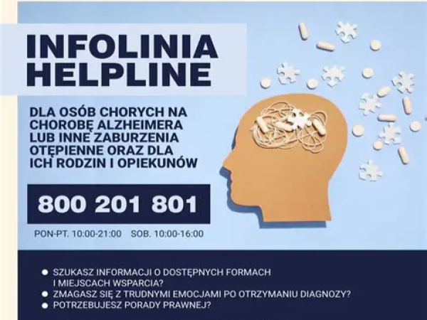 Ogólnopolska infolinia "Helpline" informacja
