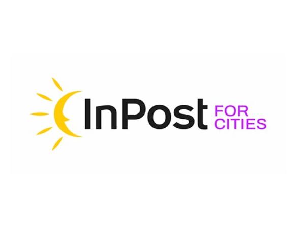 logotyp, napis Inpost for cities