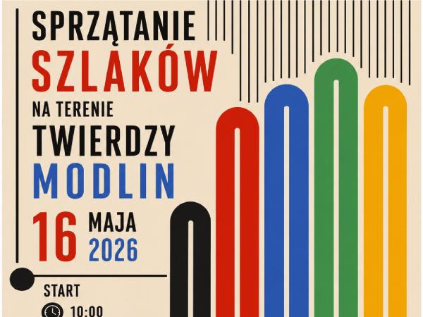 Sprzątanie szlaków na terenie Twierdzy Modlin