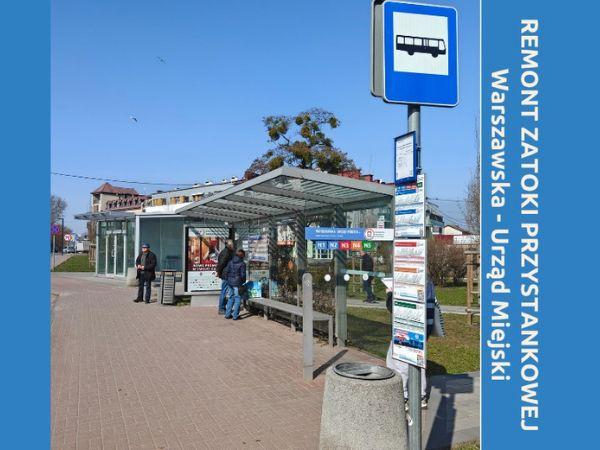 Remont zatoki przystankowej