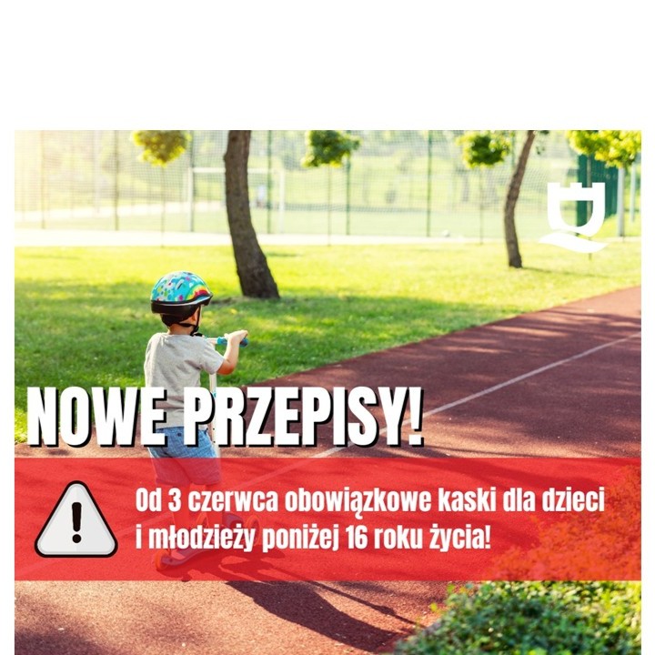 Uwaga! Od dziś kaski dla dzieci są obowiązkowe!