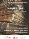 Spotkanie autorskie z Marią Możdżyńską