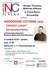 Narodowe Czytanie. Tym razem "Lalka".