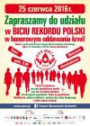 Bicie rekordu Polski w honorowym oddawaniu krwi