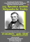 Aleksander hr. Fredro 225. rocznica urodzin