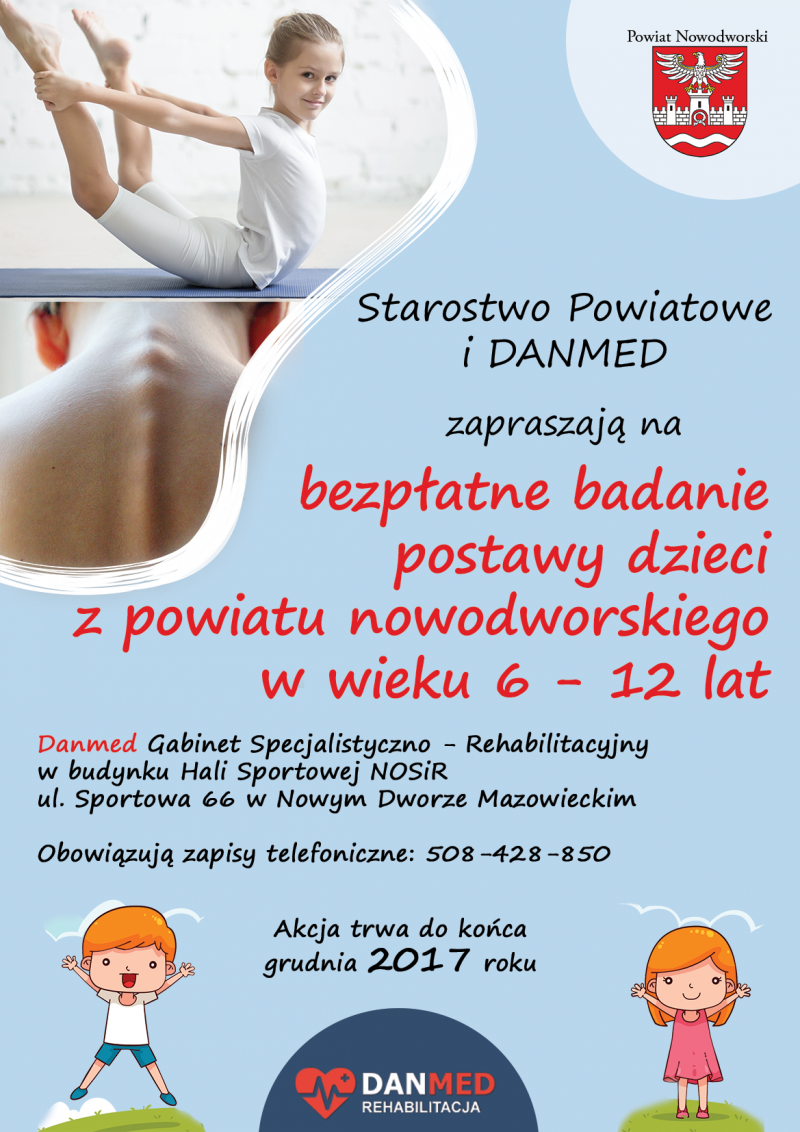 Bezpłatne badanie postawy dzieci