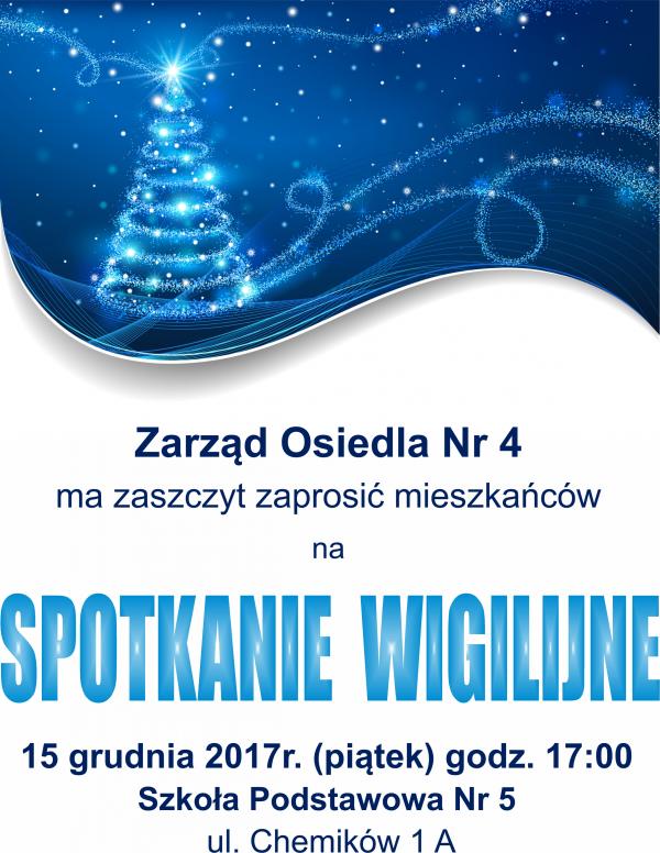 Spotkanie wigilijne ZO4